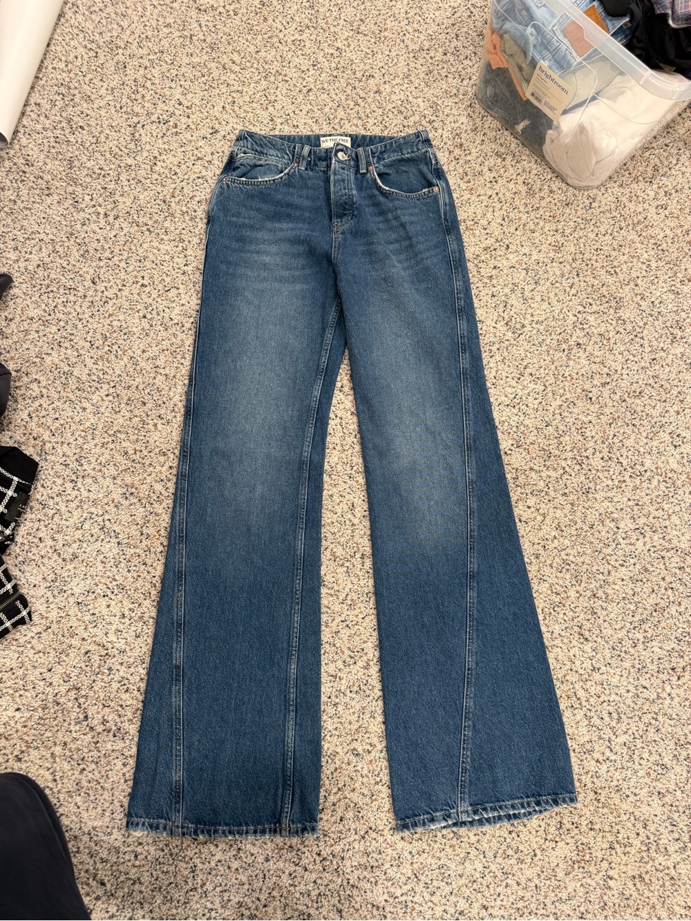 Free People We The Free Cowboy Flare Jeans